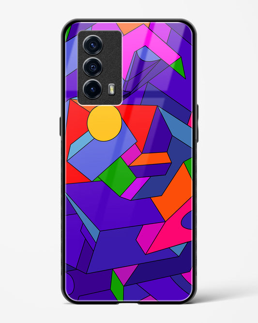 Geometric Chroma - Vivo iQOO7 Glass Gripper Case