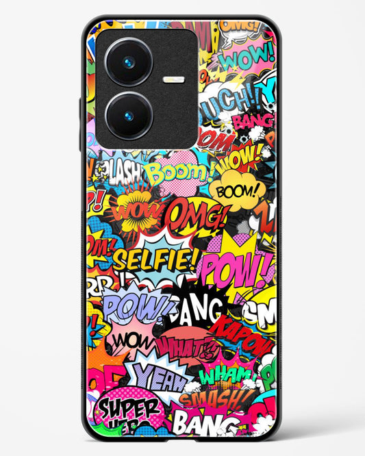 Comic Madness - Vivo Y22 Glass Gripper Case