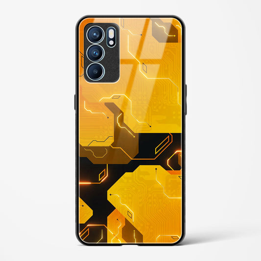 Solar Flare - Oppo Reno 6 Pro 5G Glass Gripper Case