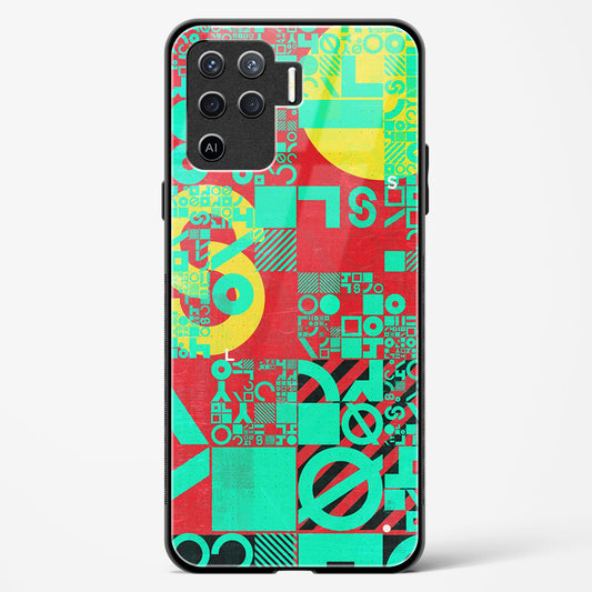 Orient Abstract - Oppo F19 Pro Glass Gripper Case