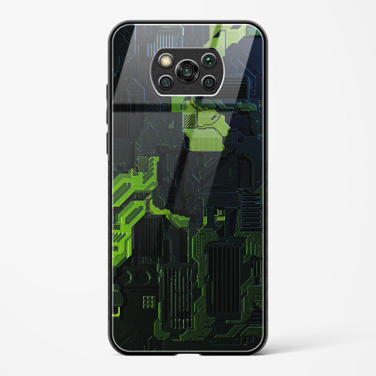 Shadowed Jade - POCO X3 Glass Gripper Case