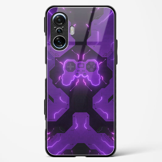 Violet Vortex - POCO F3 GT Glass Gripper Case