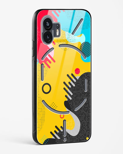 Boho Abstract - Nothing Phone 2 Glass Gripper Case