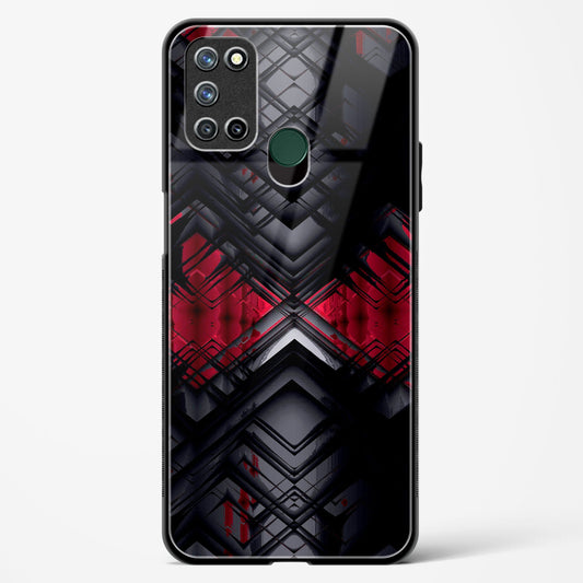 Red Eclipse - Realme 7i Glass Gripper Case