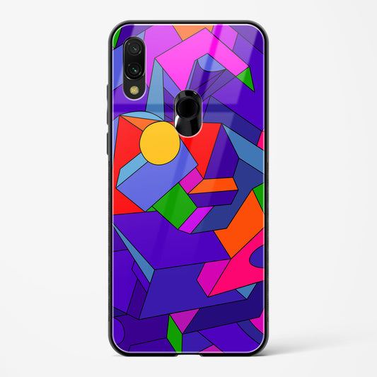 Geometric Chroma  - Redmi Note 7 Pro Glass Gripper Case