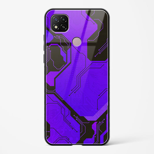 Purple Pulse - Redmi 9 Activ Glass Gripper Case