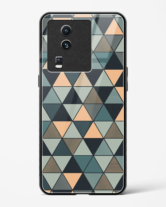 Triangle Mosaic - Vivo iQOO Neo 7 Pro Glass Gripper Case