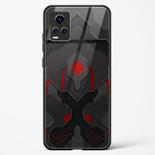 Obsidian Inferno - Vivo V20 Pro Glass Gripper Case