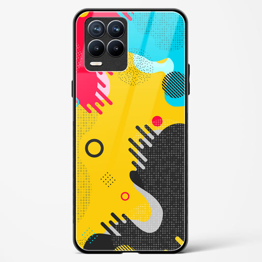 boho abstract - Realme 8 Glass Gripper Case