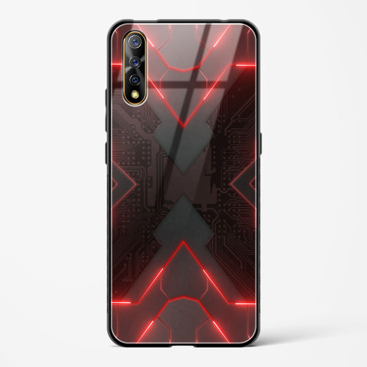 Red Horizon - Vivo Z1X Glass Gripper Case