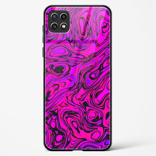 Colourful Liquid Vector - Samsung Galaxy A22 5G Glass Gripper Case