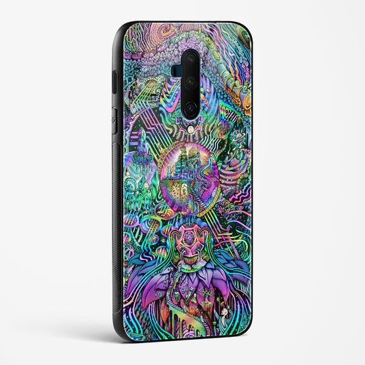 Trippy Galaxy OnePlus OnePlus 7T Pro Glass Gripper Case