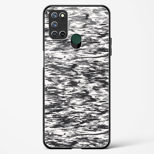 Black and White Glitch - Realme 7i Glass Gripper Case