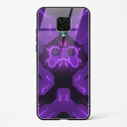 Violet Vortex - POCO M2 Pro Glass Gripper Case