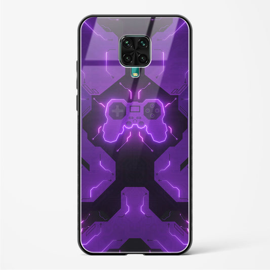 Violet Vortex - POCO M2 Pro Glass Gripper Case