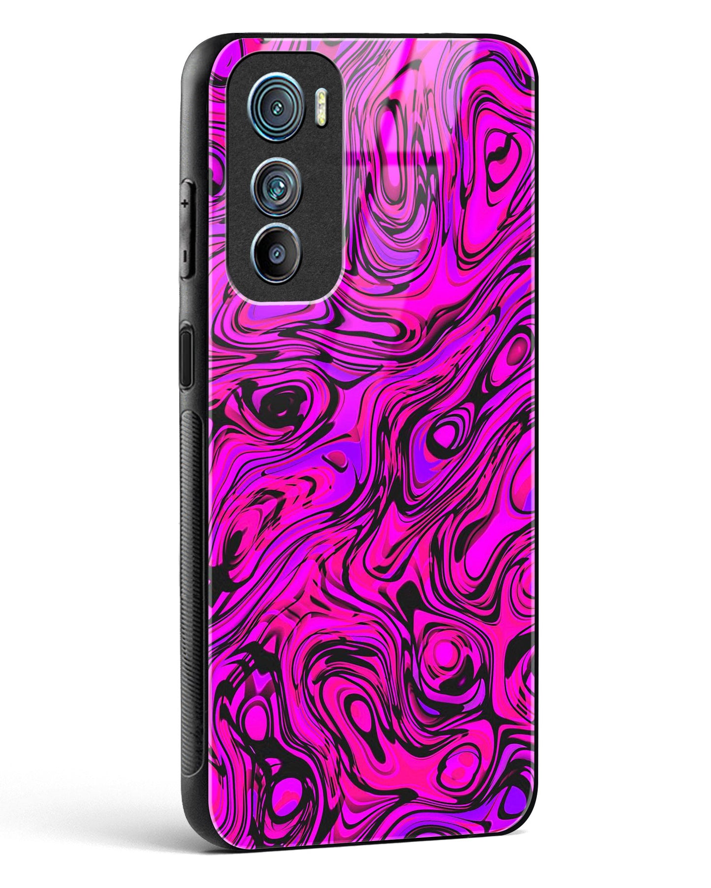 Colourful Liquid Vector - Motorola Edge 30 Glass Gripper Case