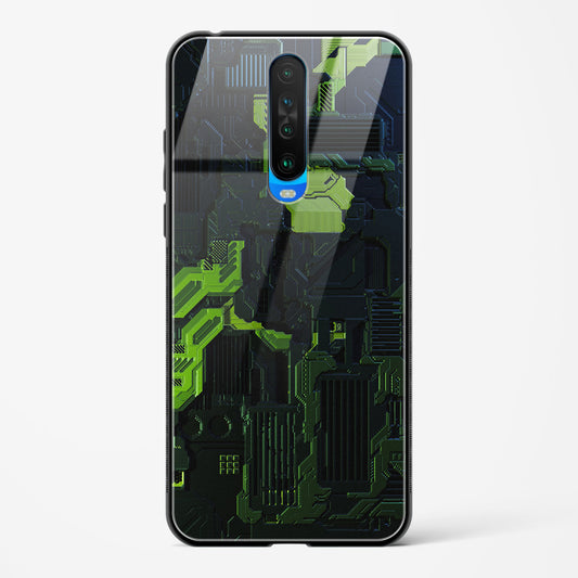 Shadowed Jade - POCO X2 Glass Gripper Case