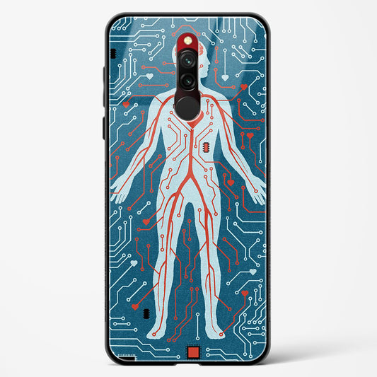 Cyber Med - Redmi 8 Glass Gripper Case