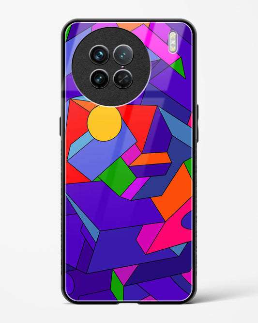 Geometric Chroma - Vivo X90 Pro Glass Gripper Case