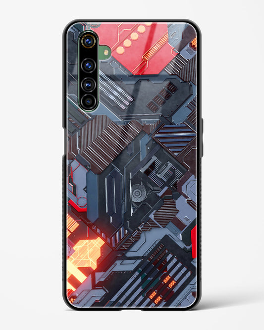 Sanguine Surge - Realme X50 Pro Glass Gripper Case