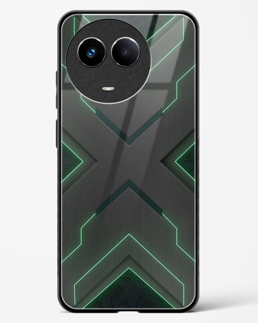 Green Horizon - Realme 11 5G Glass Gripper Case