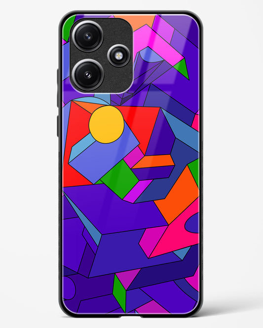 Geometric Chroma - Redmi 12 5G Glass Gripper Case