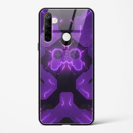 Violet Vortex - Realme Narzo 10 Glass Gripper Case