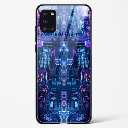 City Glitch - Samsung Galaxy A31 Glass Gripper Case