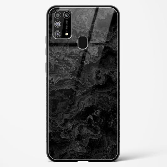 Charcoal Veil - Samsung Galaxy M31 Prime Glass Gripper Case