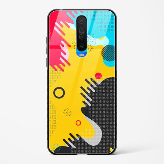 boho abstract - POCO X2 Glass Gripper Case