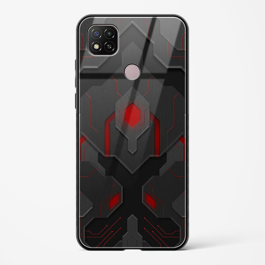 Obsidian Inferno - Redmi 9 Activ Glass Gripper Case