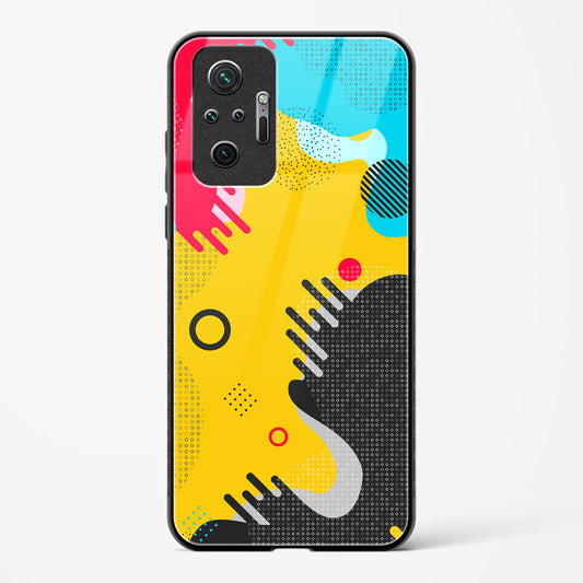 boho abstract - Redmi Note 10 Pro Glass Gripper Case