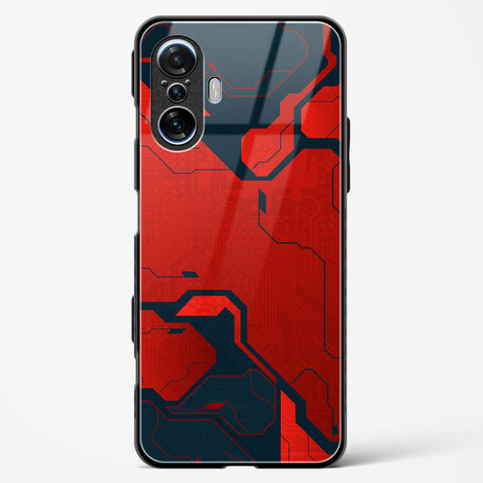 Sanguine Surge - POCO F3 GT Glass Gripper Case