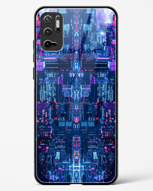 City Glitch - POCO M3 Pro Glass Gripper Case