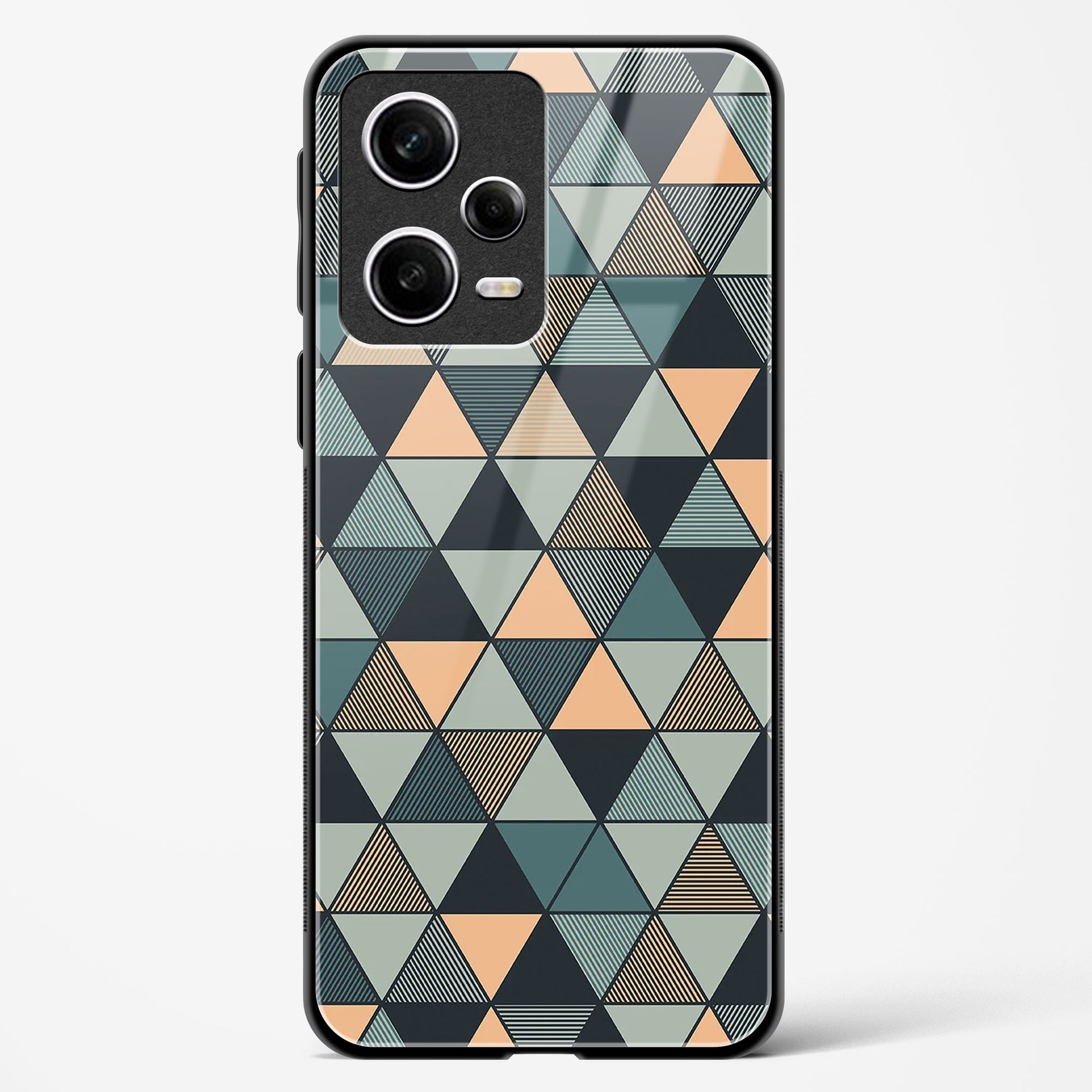 Triangle Mosaic - Redmi Note 12 Pro Plus 5G Glass Gripper Case