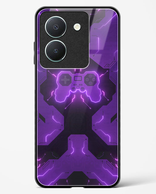 Violet Vortex - Vivo Y36 Glass Gripper Case