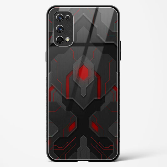 Obsidian Inferno - Realme 7 Pro Glass Gripper Case