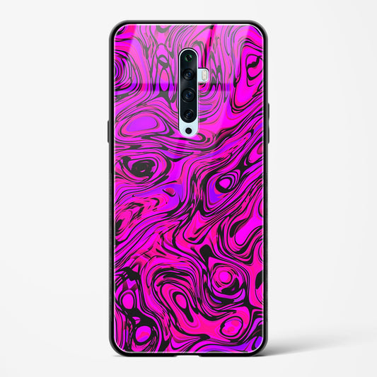 Colourful Liquid Vector - Oppo Reno 2Z Glass Gripper Case