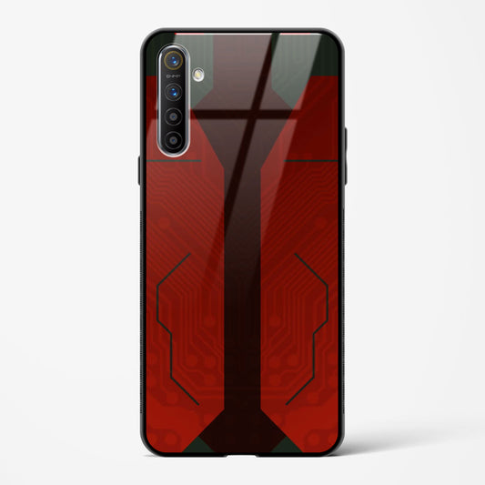 Scarlet Sentinel - Oppo K5 Glass Gripper Case