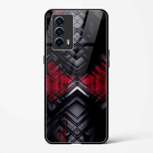 Red Eclipse - Vivo iQOO Z5 Glass Gripper Case