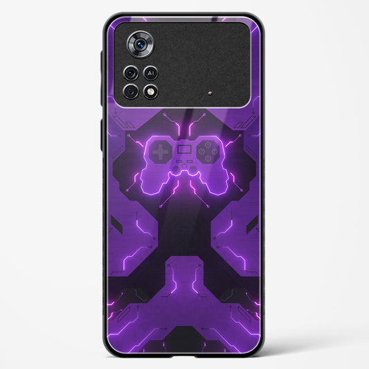 Violet Vortex - POCO X4 Pro 5G Glass Gripper Case