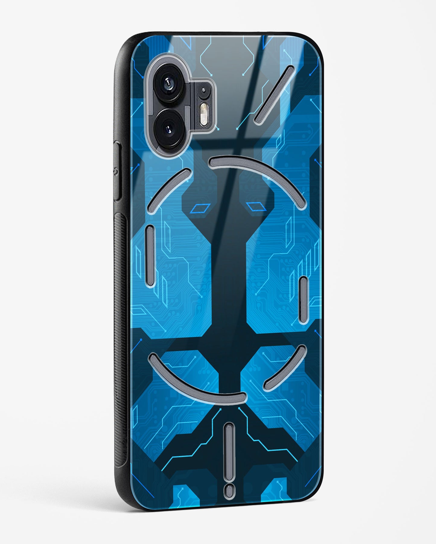 Cobalt Cascade - Nothing Phone 2 Glass Gripper Case