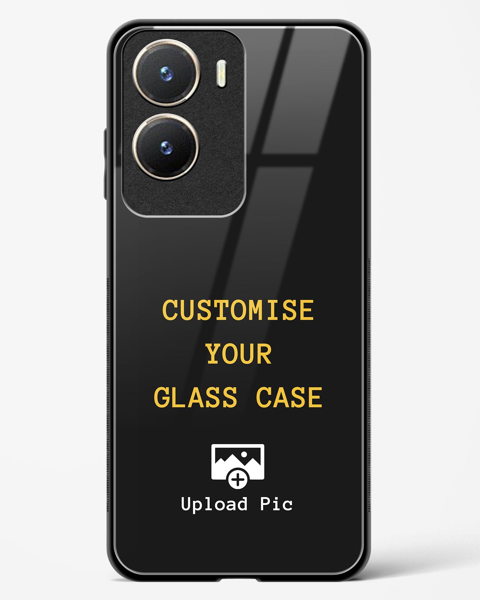 Customizable - Vivo T2x 5G Glass Gripper Case