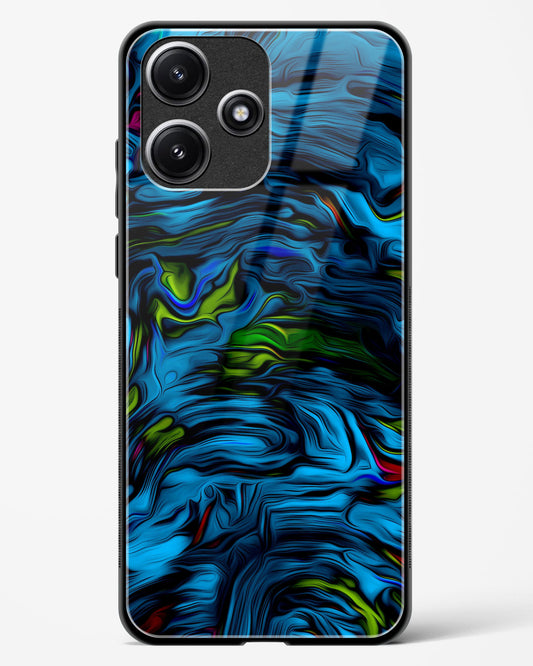 Aquatic Blue - POCO M6 Pro 5G Glass Gripper Case