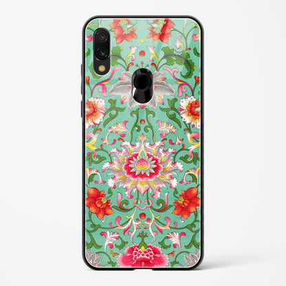 Vintage Green  - Redmi Note 7S Glass Gripper Case