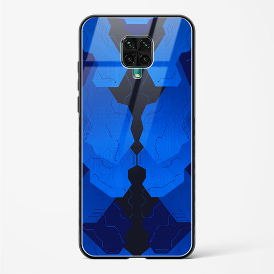 Blue Blitz - POCO M2 Pro Glass Gripper Case