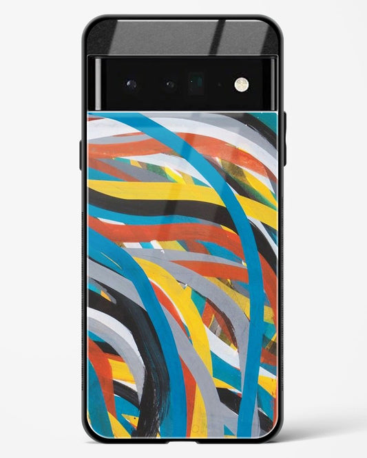 colorful geometric abstract - Google Pixel 6 Pro 5G Glass Gripper Case