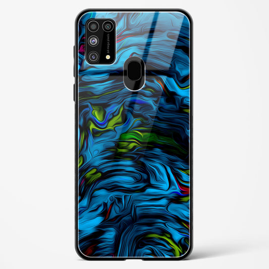 Aquatic Blue - Samsung Galaxy M31 Glass Gripper Case