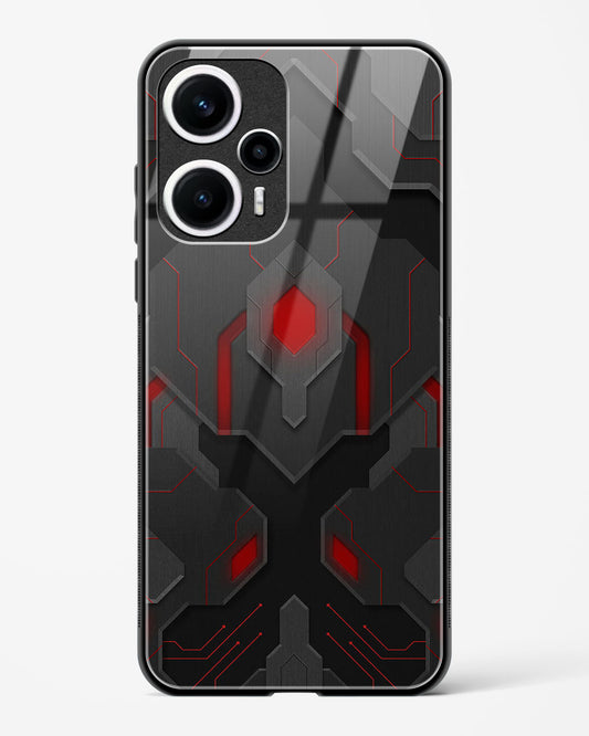 Obsidian Inferno - POCO F5 5G Glass Gripper Case