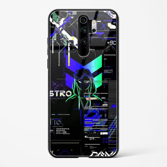 Cyber Boy Blue - Redmi Note 8 Pro Glass Gripper Case